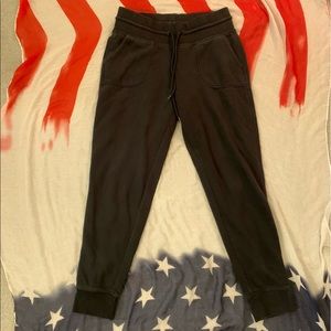 *DSG* Solid Black Capri Sweatpants